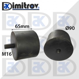 Антивибрационен тампон М16 х Ø 90 х 65 mm
